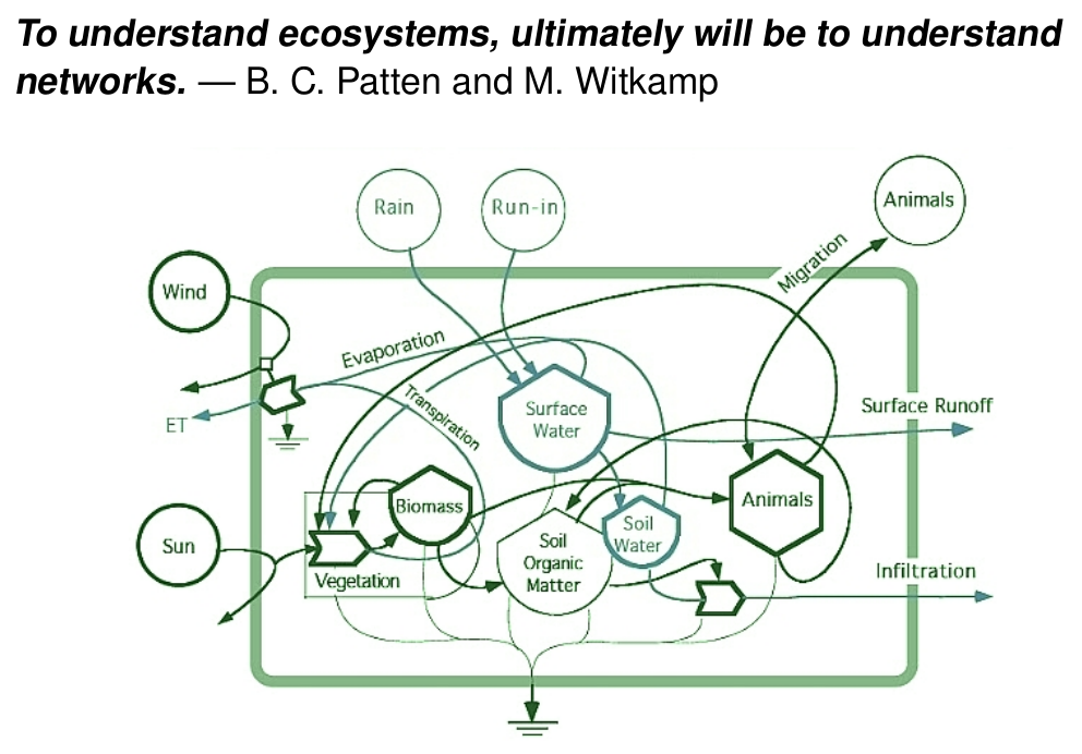 ecosystems = networks