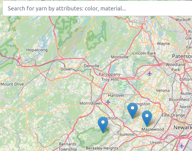 textile network map